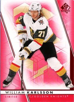 2022-23 SP Authentic - Limited Red #62 William Karlsson Front