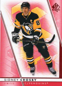 2022-23 SP Authentic - Limited Red #87 Sidney Crosby Front