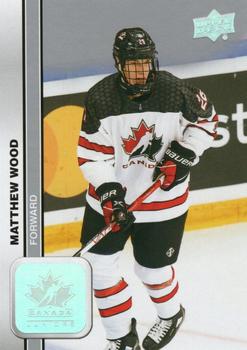 2023 Upper Deck Team Canada Juniors #20 Matthew Wood Front