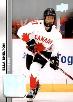 2023 Upper Deck Team Canada Juniors #47 Ella Shelton Front