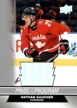 2023 Upper Deck Team Canada Juniors #68 Nathan Gaucher Front