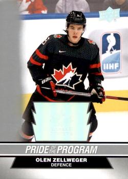 2023 Upper Deck Team Canada Juniors #69 Olen Zellweger Front