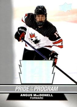 2023 Upper Deck Team Canada Juniors #84 Angus MacDonell Front