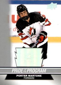 2023 Upper Deck Team Canada Juniors #90 Porter Martone Front