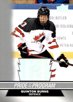 2023 Upper Deck Team Canada Juniors #98 Quinton Burns Front