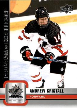 2023 Upper Deck Team Canada Juniors #101 Andrew Cristall Front