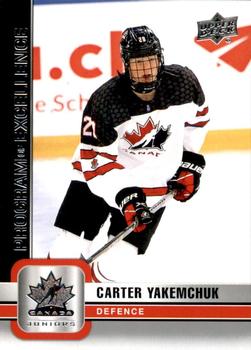 2023 Upper Deck Team Canada Juniors #106 Carter Yakemchuk Front