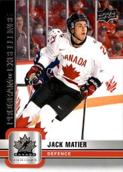 2023 Upper Deck Team Canada Juniors #107 Jack Matier Front