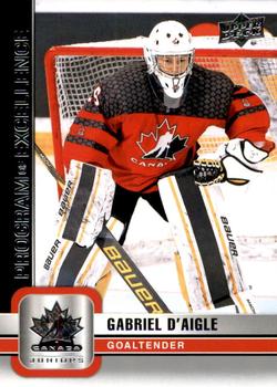 2023 Upper Deck Team Canada Juniors #109 Gabriel D'Aigle Front