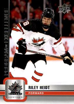 2023 Upper Deck Team Canada Juniors #113 Riley Heidt Front