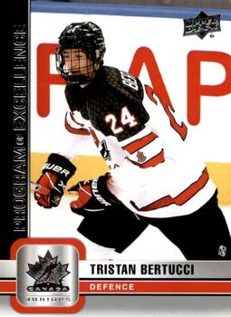 2023 Upper Deck Team Canada Juniors #116 Tristan Bertucci Front