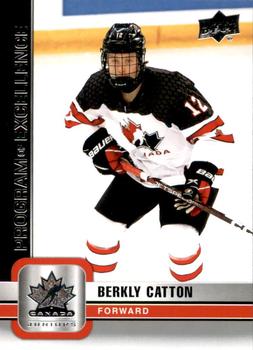 2023 Upper Deck Team Canada Juniors #118 Berkly Catton Front