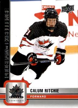2023 Upper Deck Team Canada Juniors #120 Calum Ritchie Front