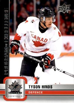 2023 Upper Deck Team Canada Juniors #131 Tyson Hinds Front
