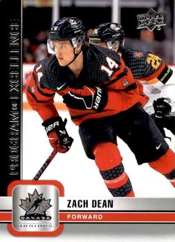 2023 Upper Deck Team Canada Juniors #133 Zach Dean Front