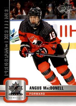 2023 Upper Deck Team Canada Juniors #138 Angus MacDonell Front