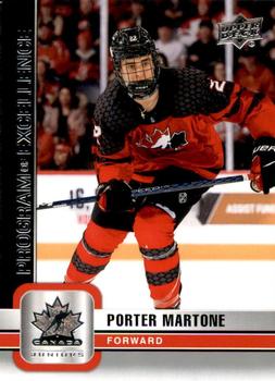 2023 Upper Deck Team Canada Juniors #144 Porter Martone Front