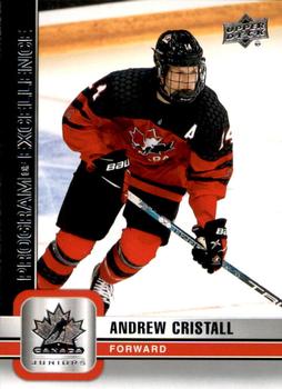 2023 Upper Deck Team Canada Juniors #148 Andrew Cristall Front
