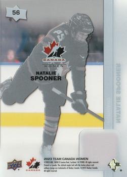 2023 Upper Deck Team Canada Juniors - Clear Cut #56 Natalie Spooner Back