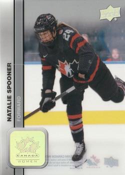 2023 Upper Deck Team Canada Juniors - Clear Cut #56 Natalie Spooner Front