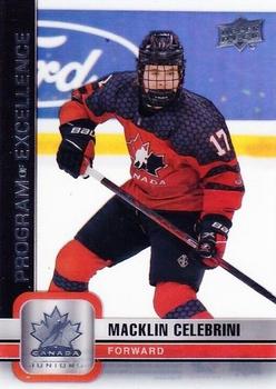 2023 Upper Deck Team Canada Juniors - Clear Cut #117 Macklin Celebrini Front