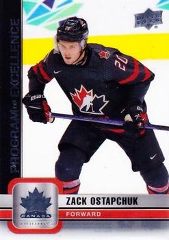 2023 Upper Deck Team Canada Juniors - Clear Cut #126 Zack Ostapchuk Front