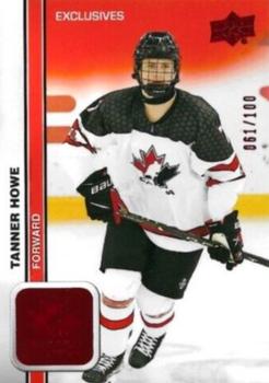 2023 Upper Deck Team Canada Juniors - Exclusives #19 Tanner Howe Front