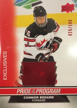 2023 Upper Deck Team Canada Juniors - Exclusives #65 Connor Bedard Front