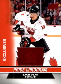 2023 Upper Deck Team Canada Juniors - Exclusives #71 Zach Dean Front