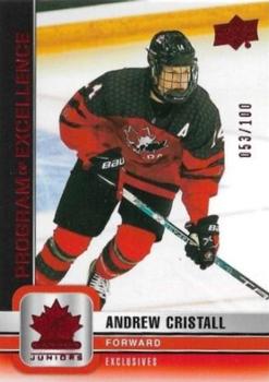 2023 Upper Deck Team Canada Juniors - Exclusives #148 Andrew Cristall Front