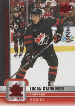 2023 Upper Deck Team Canada Juniors - Exclusives #150 Logan Stankoven Front