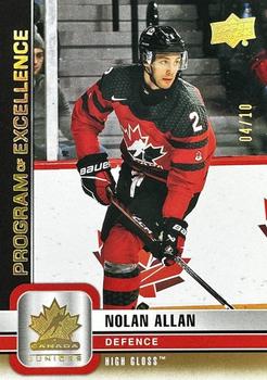 2023 Upper Deck Team Canada Juniors - High Gloss #143 Nolan Allan Front