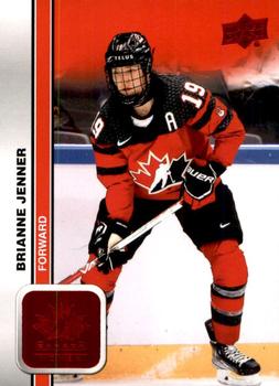 2023 Upper Deck Team Canada Juniors - Red Foil #54 Brianne Jenner Front