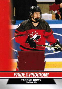 2023 Upper Deck Team Canada Juniors - Red Foil #86 Tanner Howe Front