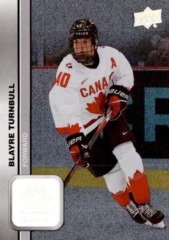 2023 Upper Deck Team Canada Juniors - Patterned Foilboard #60 Blayre Turnbull Front