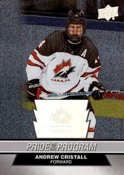 2023 Upper Deck Team Canada Juniors - Patterned Foilboard #89 Andrew Cristall Front