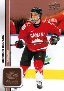 2023 Upper Deck Team Canada Juniors - Rose Gold #8 Connor Bedard Front