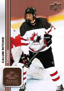 2023 Upper Deck Team Canada Juniors - Rose Gold #28 Calum Ritchie Front