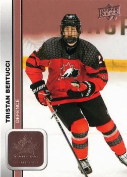 2023 Upper Deck Team Canada Juniors - Rose Gold #37 Tristan Bertucci Front