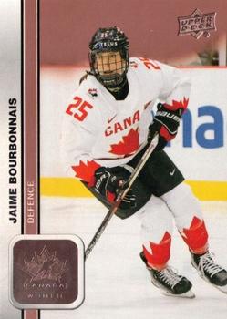 2023 Upper Deck Team Canada Juniors - Rose Gold #49 Jaime Bourbonnais Front