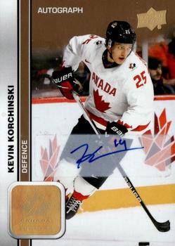 2023 Upper Deck Team Canada Juniors - Base Signatures #18 Kevin Korchinski Front