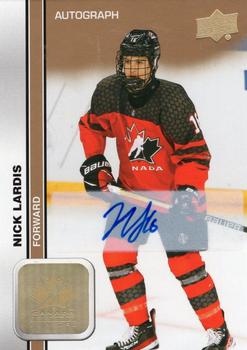 2023 Upper Deck Team Canada Juniors - Base Signatures #25 Nick Lardis Front