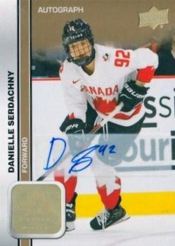 2023 Upper Deck Team Canada Juniors - Base Signatures #63 Danielle Serdachny Front