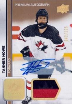 2023 Upper Deck Team Canada Juniors - Base Autograph Patch #19 Tanner Howe Front