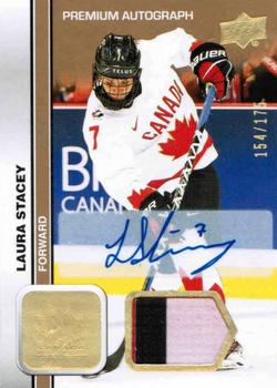 2023 Upper Deck Team Canada Juniors - Base Autograph Patch #52 Laura Stacey Front