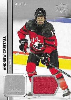 2023 Upper Deck Team Canada Juniors - Base Jersey #24 Andrew Cristall Front