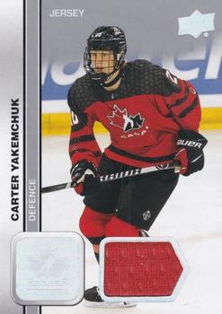 2023 Upper Deck Team Canada Juniors - Base Jersey #36 Carter Yakemchuk Front