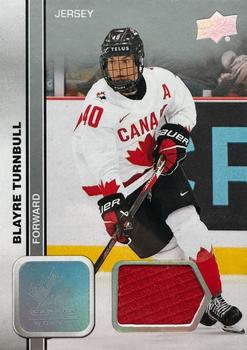 2023 Upper Deck Team Canada Juniors - Base Jersey #60 Blayre Turnbull Front