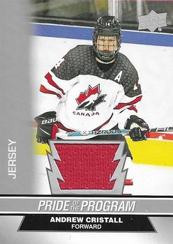 2023 Upper Deck Team Canada Juniors - Base Jersey #89 Andrew Cristall Front