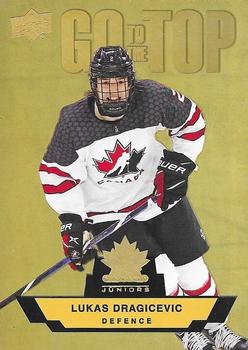 2023 Upper Deck Team Canada Juniors - Go To The Top #GT-26 Lukas Dragicevic Front